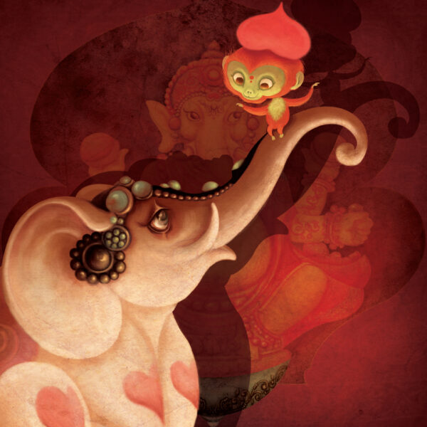 Le singe et la pêche – Image 5