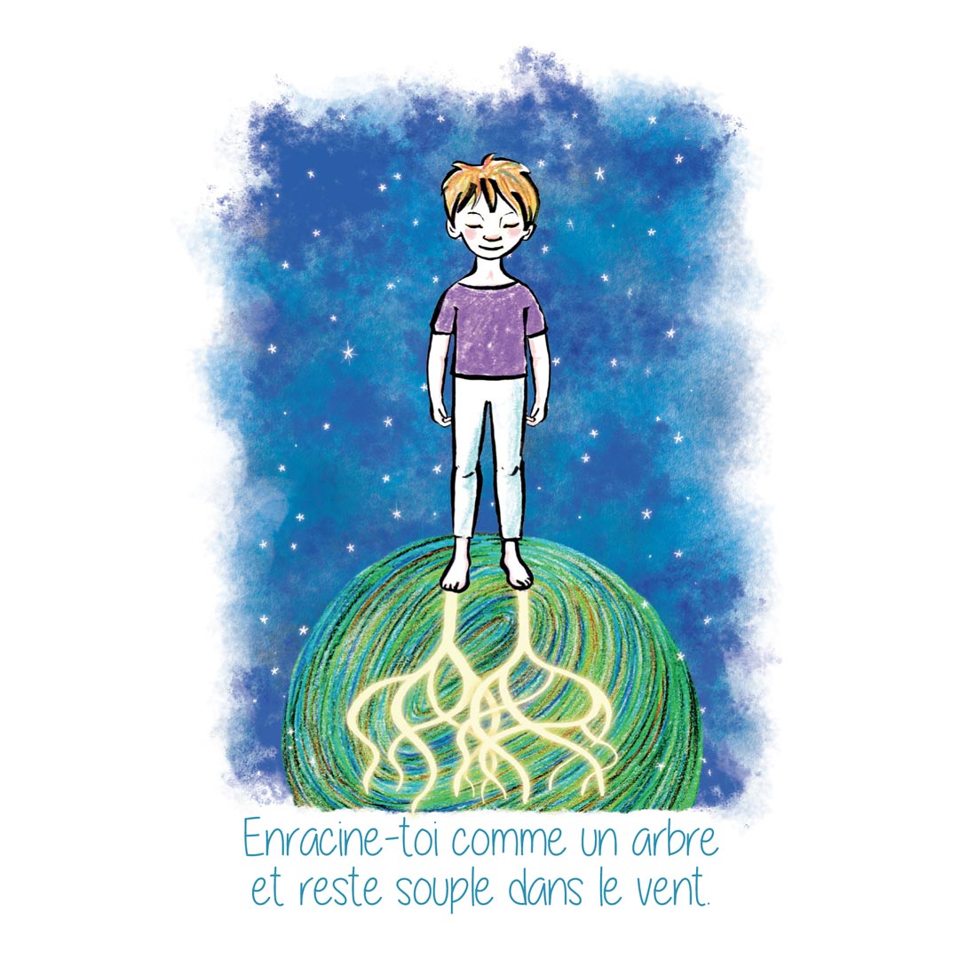 Carte s’asseoir – Enracine-toi